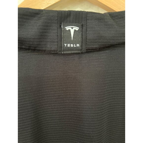 Men's TESLA black s/s polo shirt size XL - Picture 6 of 8
